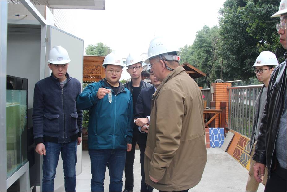 北京中信领导亲临中恒远态考察微生物降解环保厕所